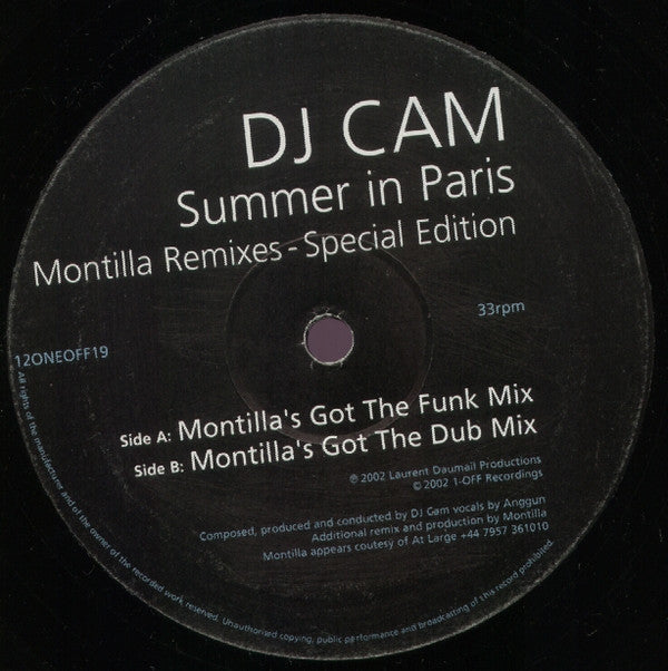 DJ Cam, Anggun - Summer in Paris