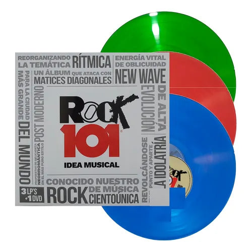 Various Artists – Rock 101 (35 Aniversario) (3XLP)