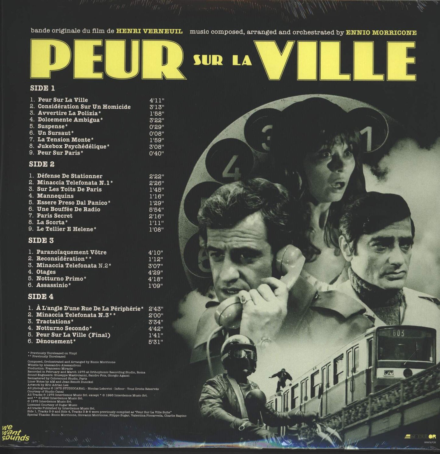 Ennio Morriocone - Peur Sur La Ville