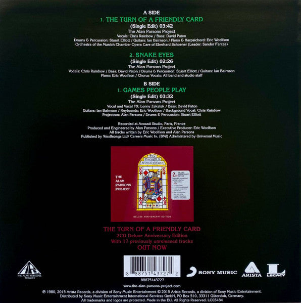 The Alan Parsons Project – Single Edits