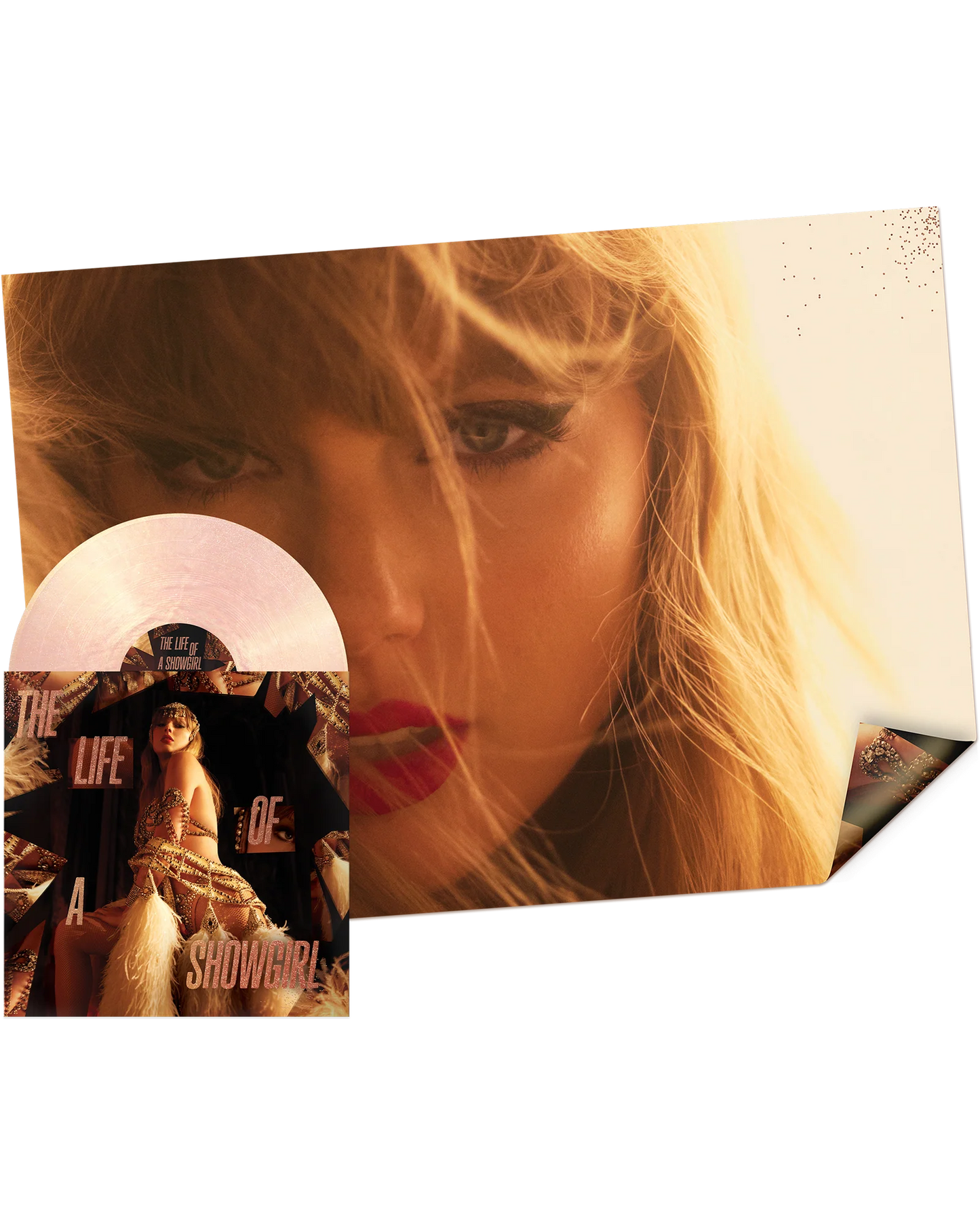 Taylor Swift - The Life Of A Showgirl: The Crowd Is Your King Edition (Summertime Spritz Pink Shimmer Vinyl)