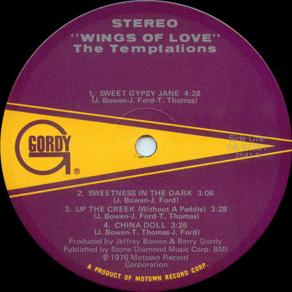 The Temptations – Wings Of Love (Seminuevo)