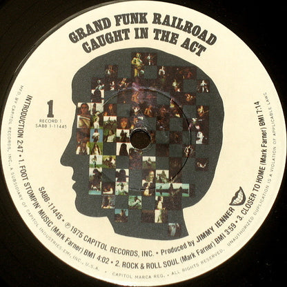 Grand Funk Railroad - Caught In The Act (Seminuevo)