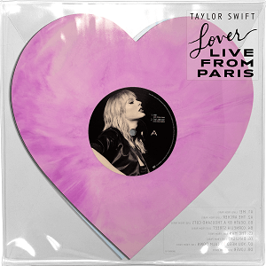 Lover Live In Paris - Exclusive Limited Edition Heart Shaped Pink & Blue Marble Colored Vinyl 2LP