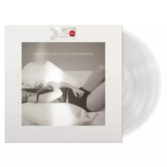 Taylor Swift - The Tortured Poets Department Phantom Clear Vinyl + Bonus Track "The Manuscript" (Target Edition)