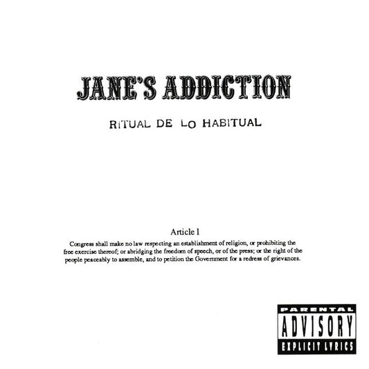 Jane's Addiction - Ritual de lo Habitual